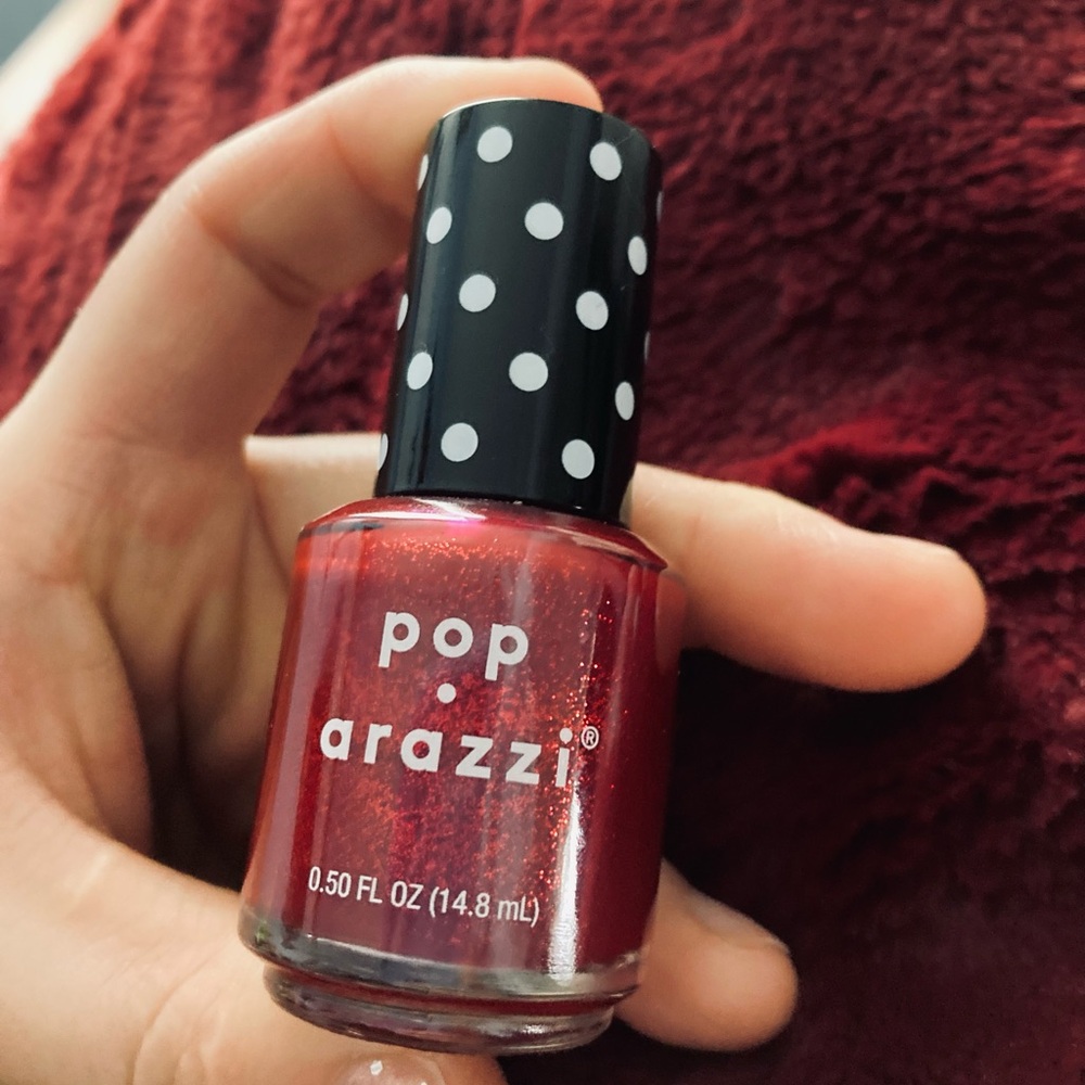 Scarlett red nail polish